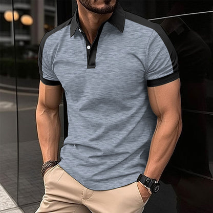 Avelena | Kurzarm Geschäftshemd Sommerliches Casual Poloshirt