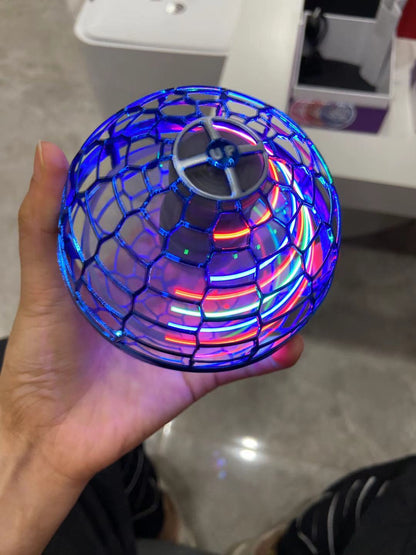 Avelena | Flynova Pro Flying Ball Spinner Spielzeug Handgesteuerter Drohnenhubschrauber 360 Grad rotierendes Mini-UFO mit leichten Kindergeschenken