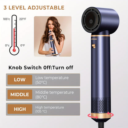 Avelena | CurlMate | 5-in-1 Haartrockner & Multistyler für perfekte Locken und glattes Haar