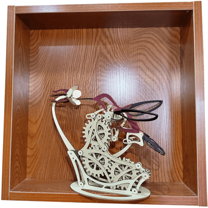 Avelena | 3D Holzmechanisches Kolibri