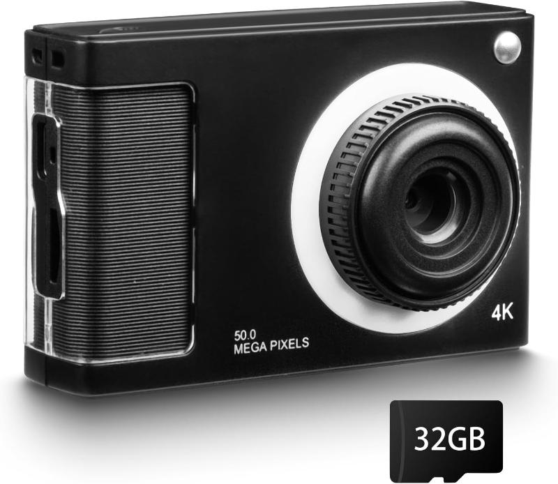 Avelena | 1080P Kinderkamera Mit 32Gb Karte, 48Mp 8X Zoom Digitalkamera Zum Tippen Und Fotografieren