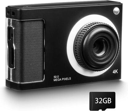 Avelena | 1080P Kinderkamera Mit 32Gb Karte, 48Mp 8X Zoom Digitalkamera Zum Tippen Und Fotografieren