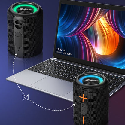 Avelena | Split Bluetooth Lautsprecher – Funkelnder Bunter Subwoofer