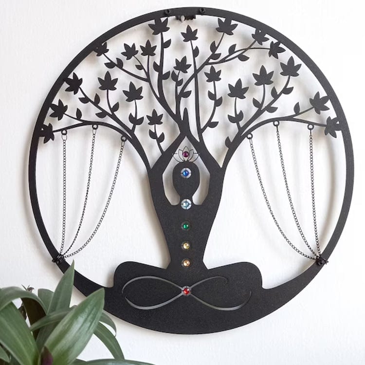 Avelena | Dekor Yoga Meditation Wandbehang Handwerk