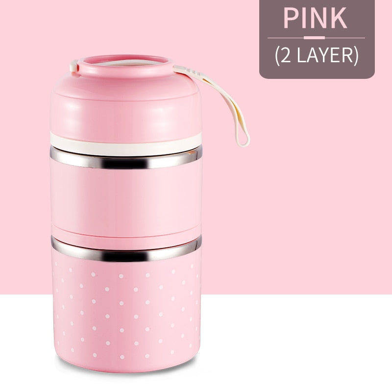 Avelena | Leckagesichere Edelstahl Thermo-Lunchboxen