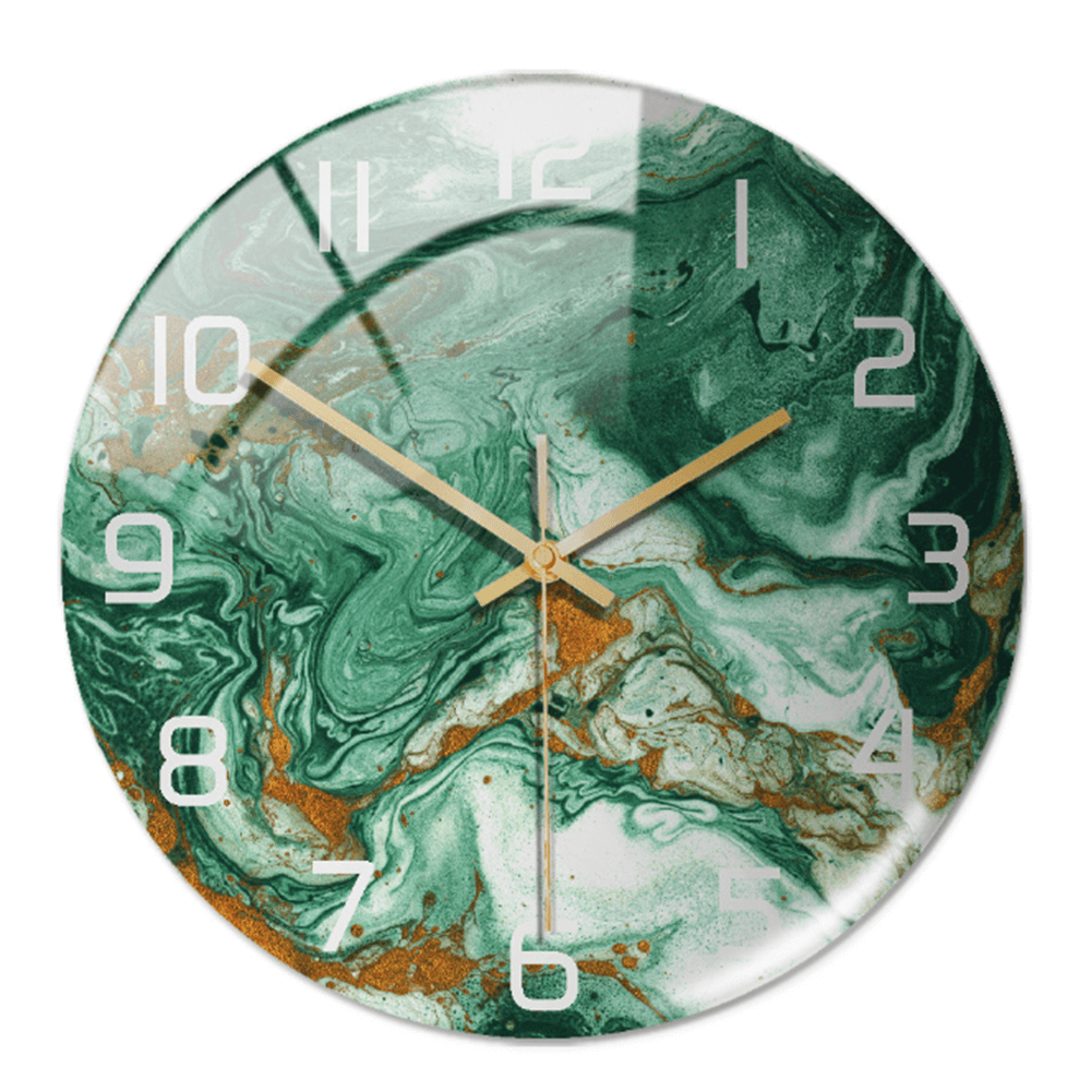 Avelena | Elegante Wanduhr mit Marmor-Optik 30cm