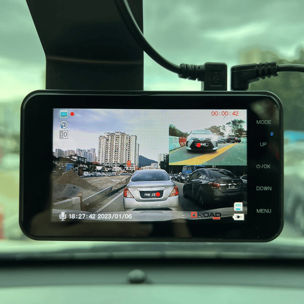 Avelena | 📹 Dashcam mit zwei Linsen, 1080P HD und Nachtsicht - 170° Weitwinkel