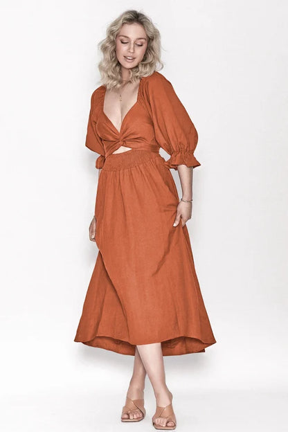 Avelena | Stylisches Laternenkleid