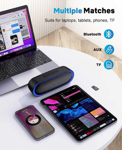 Avelena | Wasserdichter Bluetooth-Lautsprecher Mit Tws, 24 Stunden Spielzeit, Stereo-Sound