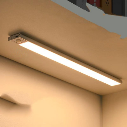 Avelena | Ultra-dünnes LED GlowLight – USB wiederaufladbare Bewegungssensor Cabinet Light mit magnetischem Rücken für Küche, Kleiderschrank oder Schränke