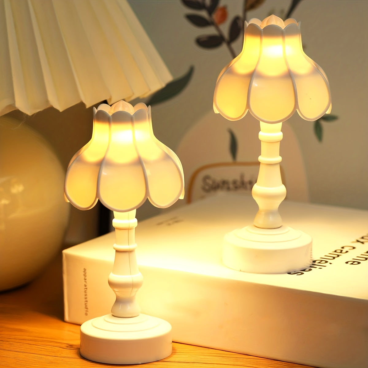 Avelena | Lampe Blütenförmige Mini Schreibtischlampe