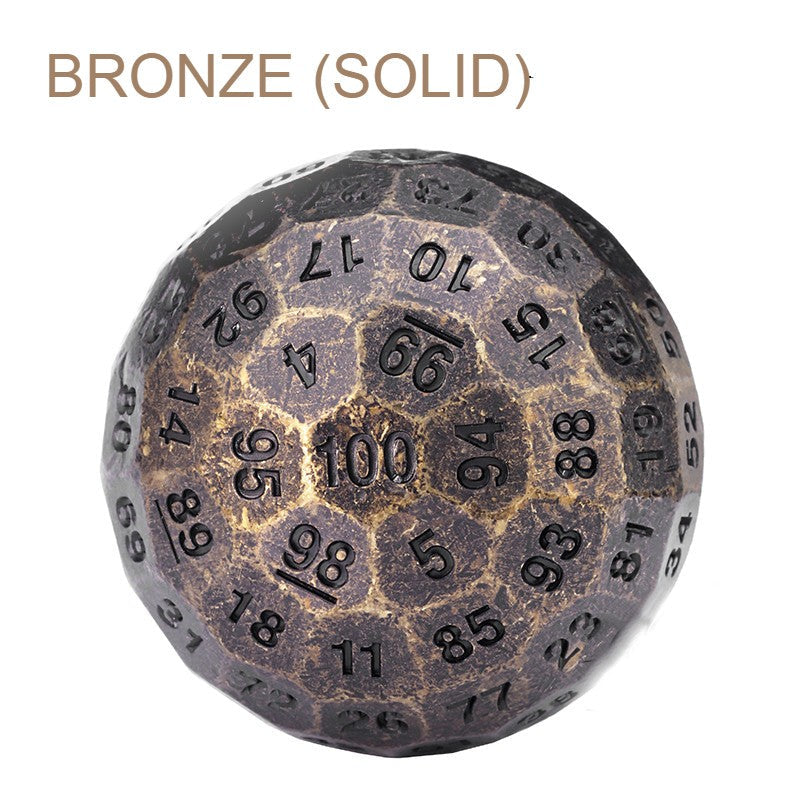 Avelena | 100-seitiger Polyeder-Metallwürfel mit Nummerierung, entworfen für große Partys und mehr Möglichkeiten