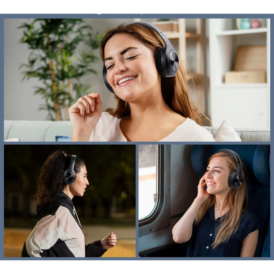 Avelena | Zusammenklappbare Over-Ear Bluetooth Kopfhörer