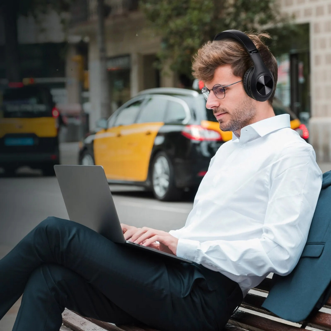 Avelena | Zusammenklappbare Over-Ear Bluetooth Kopfhörer