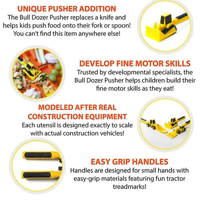 Avelena | Balanced Bite Kinder Bau Mahlzeiten Set – Gesundes Essen macht Spaß