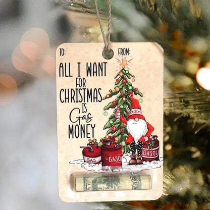 Avelena | Christmas Wooden Money Holder Ornament