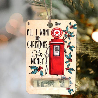 Avelena | Christmas Wooden Money Holder Ornament