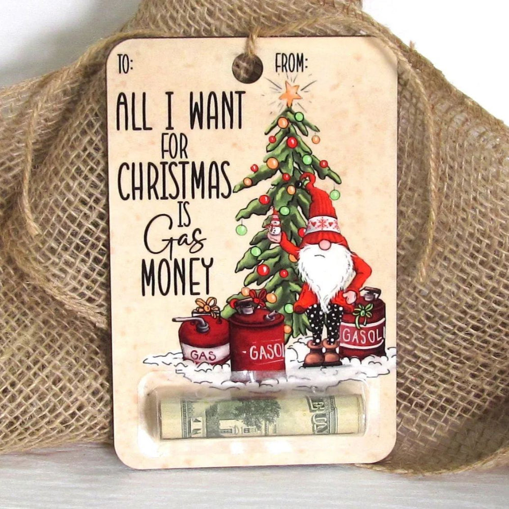 Avelena | Christmas Wooden Money Holder Ornament