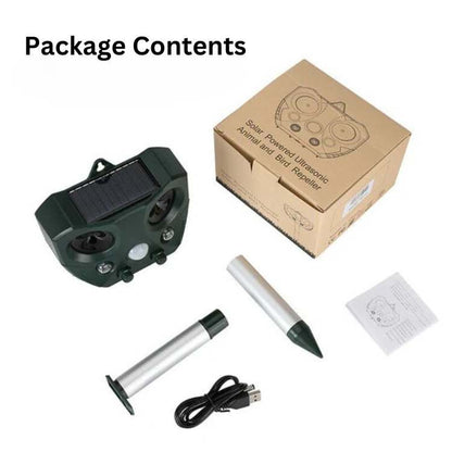 Avelena | EcoSonic Guard – Ultraschall-Tiervertreiber für den Außenbereich