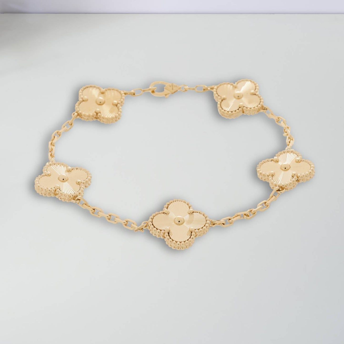 Avelena | Kleeblatt Schmuckset Kette, Armband & Ohrringe