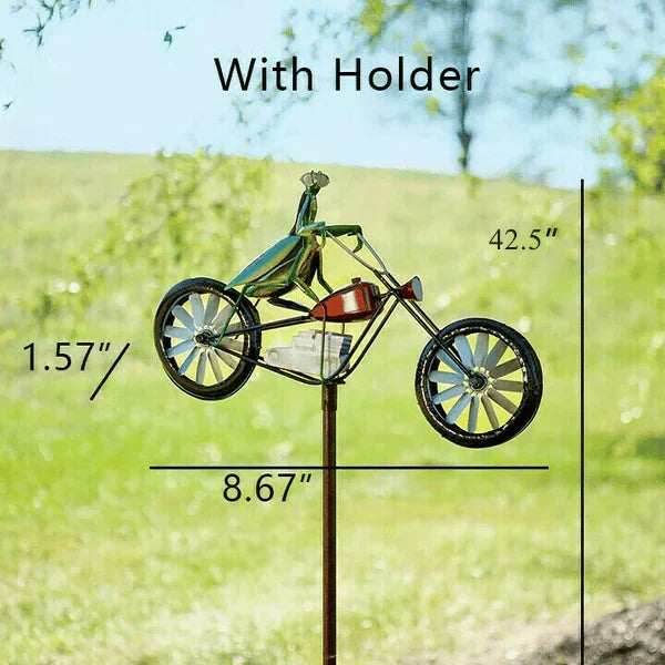 Avelena | AntiquitätenTwister Vintage Metall-Fahrrad Windmühle