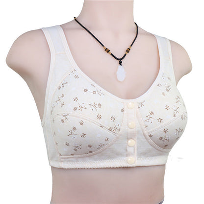 Avelena | Bequemer BH mit Knopfleiste vorne