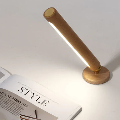 Avelena | SpinStrahl Drehbare Lampe aus Holz