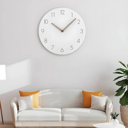 Avelena | Wooden Minimalist Silent Wall Clock