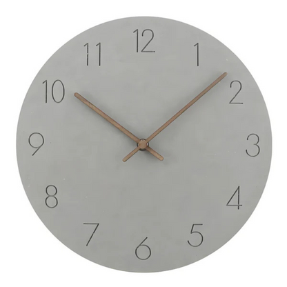 Avelena | Wooden Minimalist Silent Wall Clock