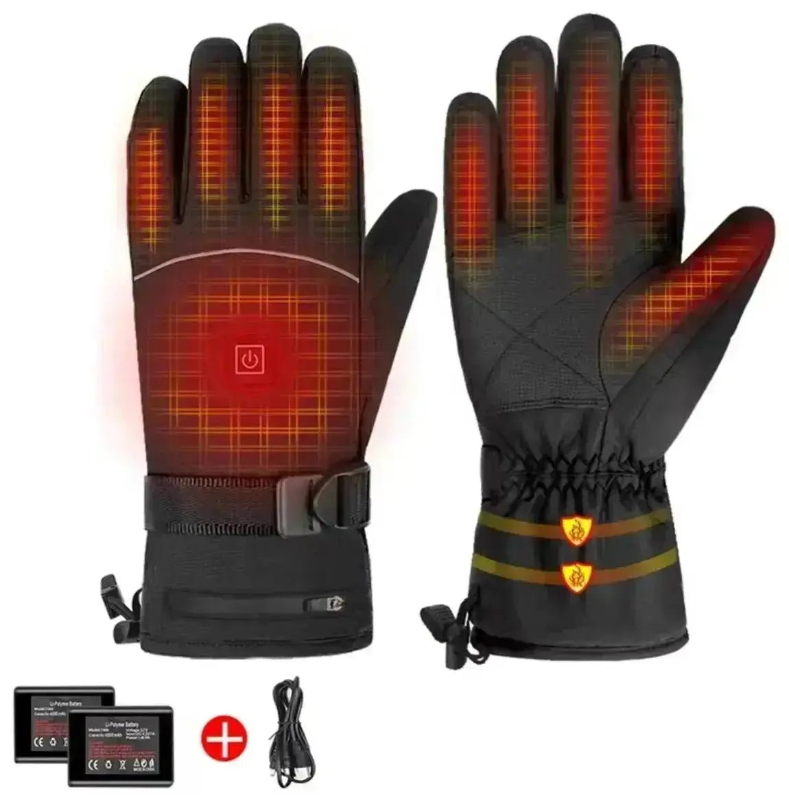 Avelena | Elektrische und Beheizte Winterhandschuhe mit 4000 Mah Powerbanks