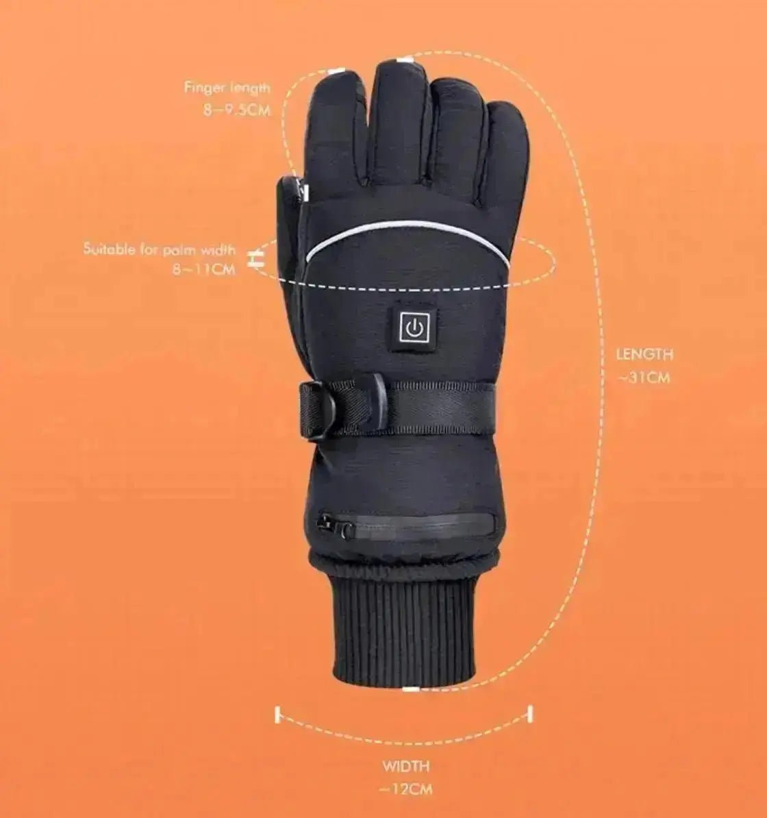Avelena | Elektrische und Beheizte Winterhandschuhe mit 4000 Mah Powerbanks