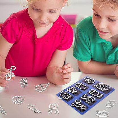 Avelena | Pädagogisches Kinder Spielzeug Metall Puzzle Set
