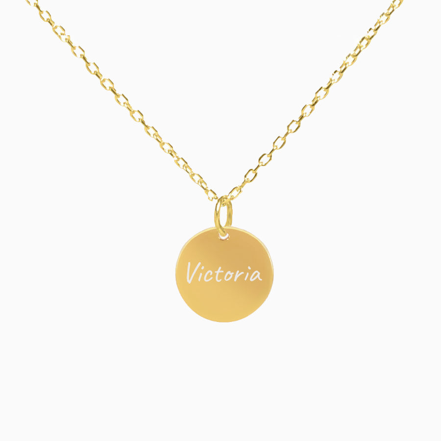 Avelena | Pfoten-Memoriam-Disk-Halskette