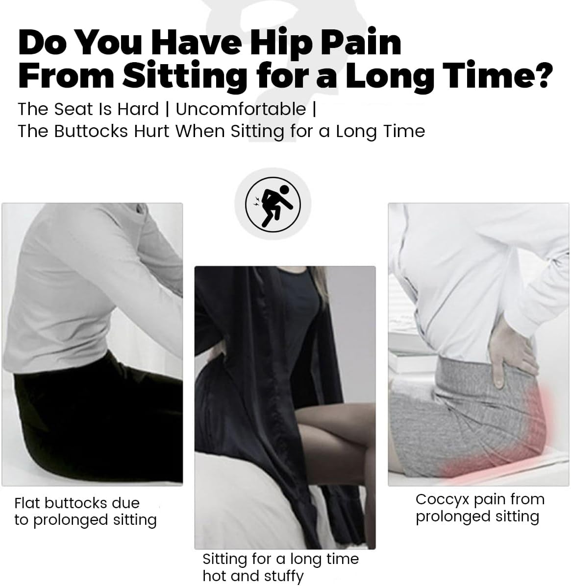 Avelena | BODYFORM PAD – Ergonomisches Gedächtnisschaum-Sitzkissen für jeden Komfort