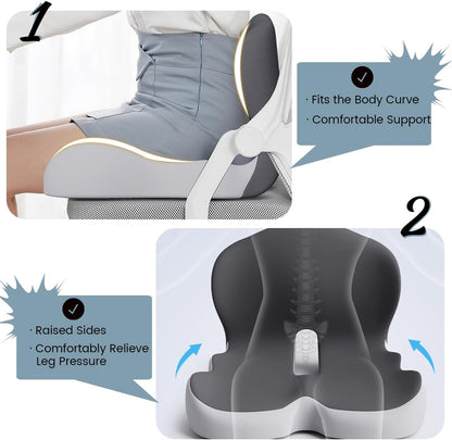 Avelena | BODYFORM PAD – Ergonomisches Gedächtnisschaum-Sitzkissen für jeden Komfort