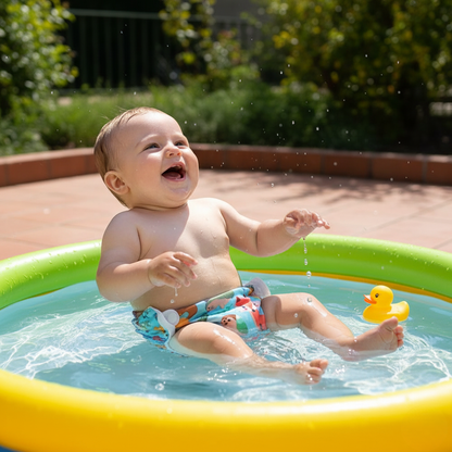 Avelena | Wiederverwendbare verstellbare Baby-Schwimmwindel wasserdicht Stoff-Poolhose