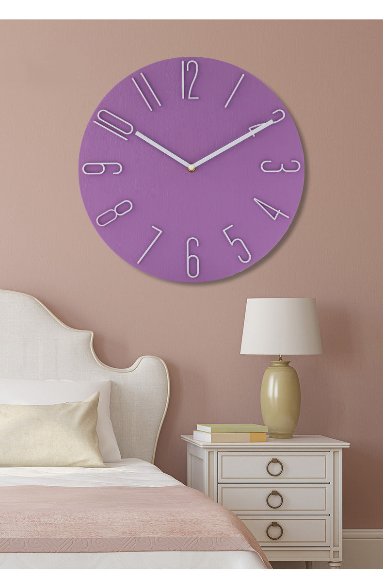 Avelena | Einfache Minimalistische Wanddekoration Uhr
