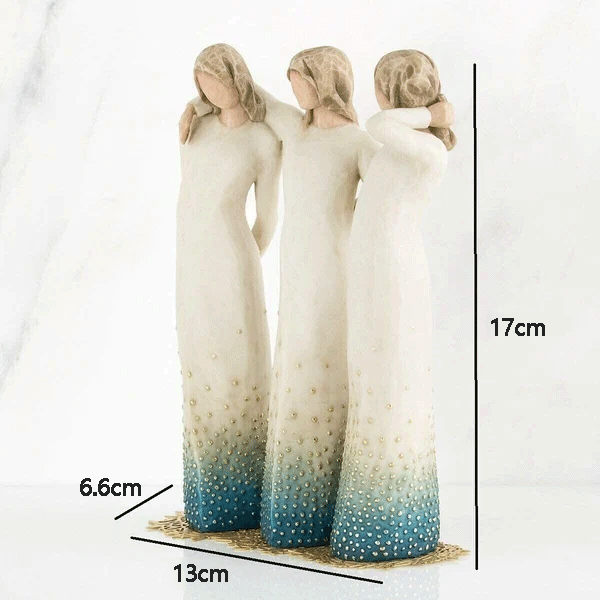 Avelena | By My Side, skulptierte handgemalte Figur