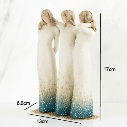 Avelena | By My Side, skulptierte handgemalte Figur