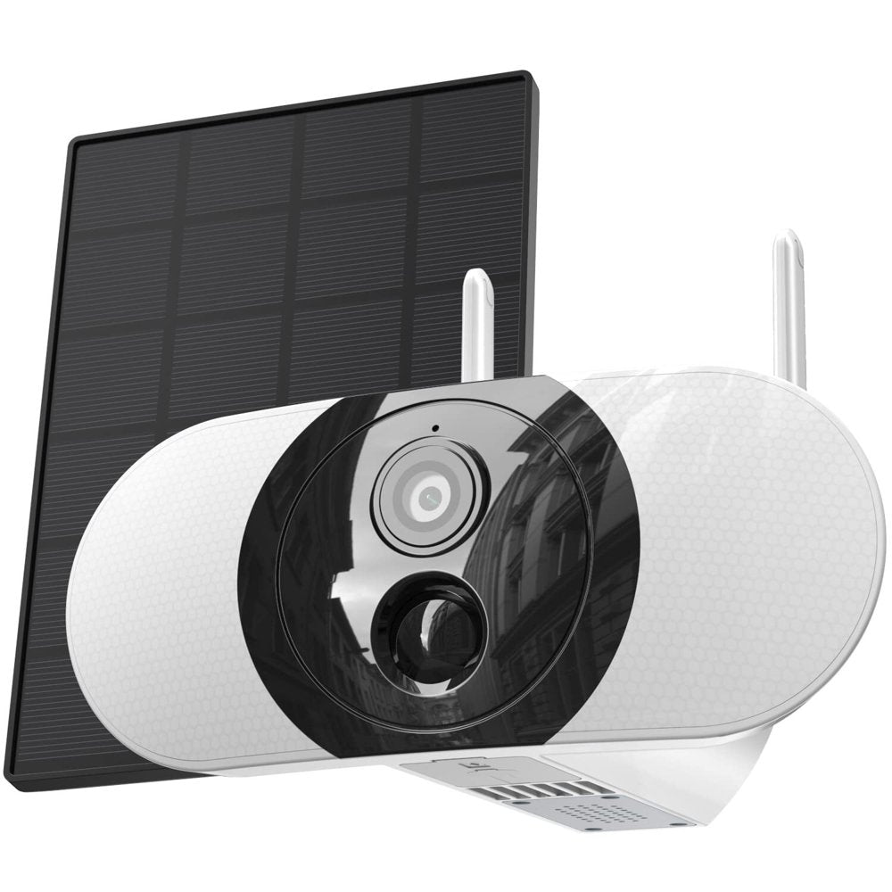 Avelena | Solør Drahtlose Sicherheitskameras Außen, Wifi, Iegeek 2K Farb Nachtsicht, Spotlight & Sirene Alarm, Außenkamera Mit Ki Bewegungserkennung