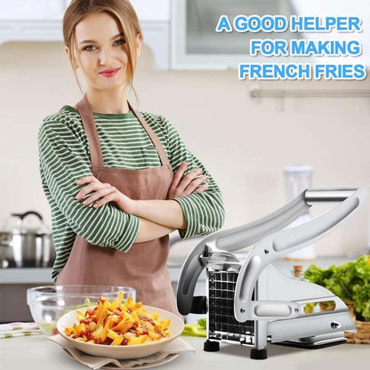 Avelena | Edelstahl Pommes Fritteuse Cutter
