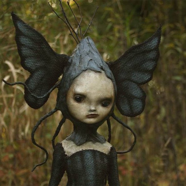 Avelena | DarkWitch Statuen – Dunkle Harz Hexen Statuen für Halloween & Gothic Dekoration