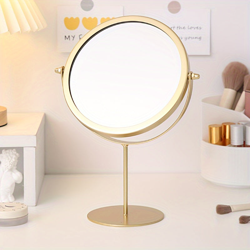 Avelena | Verstellbarer Make-Up Spiegel mit Eisenrahmen