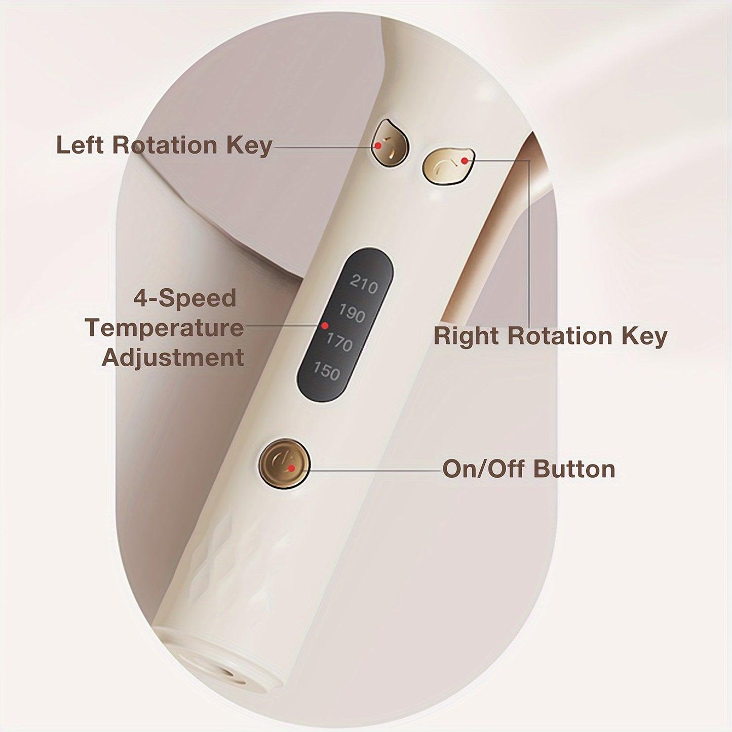 Avelena | CurlFlow | Automatischer Lockenstab mit gleichmäßiger Wärmeverteilung