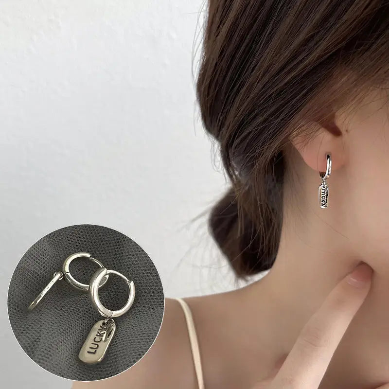 Avelena | 925 Silber Lava Stud Ohrringe: Ausdrucksvolle Persönlichkeit Schmuck