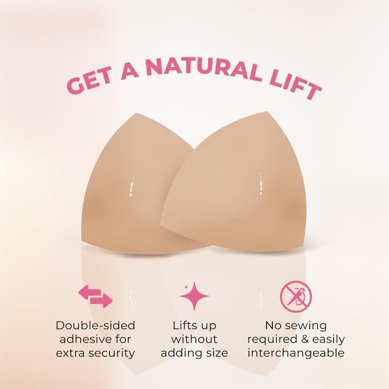 Avelena | Damen Push-Up BH Pads | Unsichtbare Lift Einlagen | Selbstklebend & Wiederverwendbar