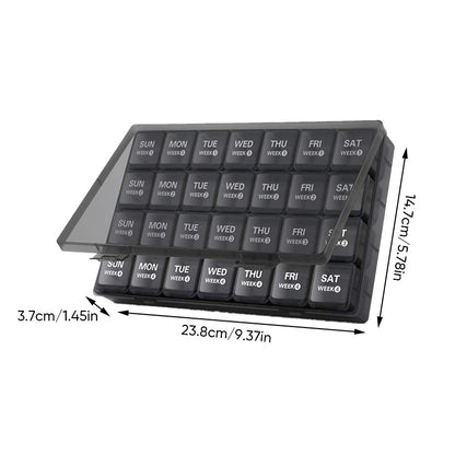 Avelena | Tabletten-Organizer (28 Fächer)