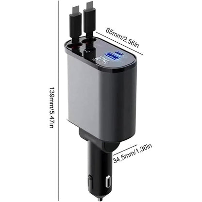 Avelena | 4 in 1 Schnell Auto Handy Ladegerät