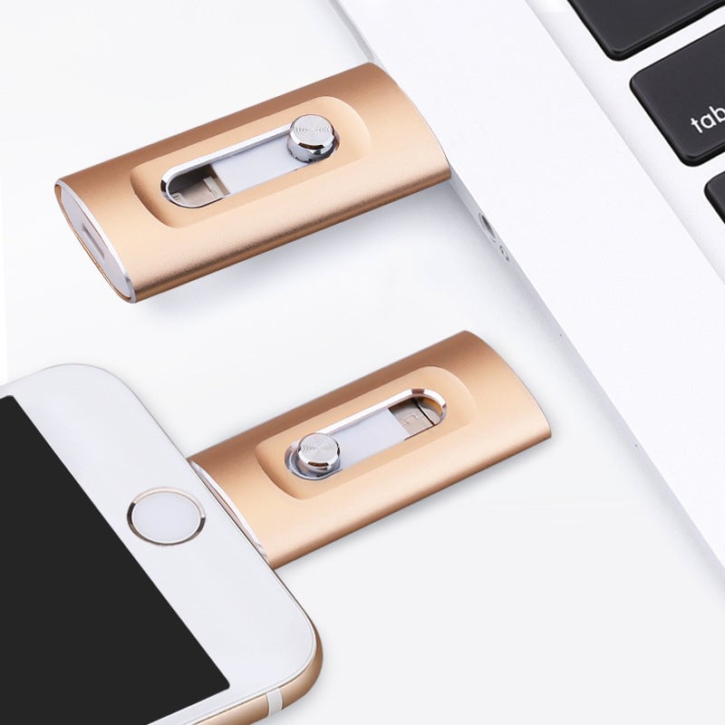 Avelena | 3-in-1 Hochleistungs-USB-Laufwerk mit Fingerabdrucksicherung
