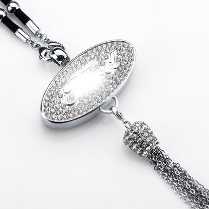 Avelena | Auto-Logo Parfüm-Anhänger | Kristall & Zinklegierung | Funkelnde Dekoration & Geschenkidee